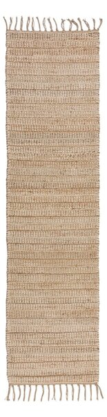 Natúr színű futószőnyeg típusú szőnyeg 60x230 cm Levi – Flair Rugs