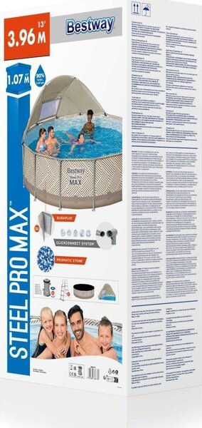 Bestway Steel Pro kör medence (396 x 107 cm)