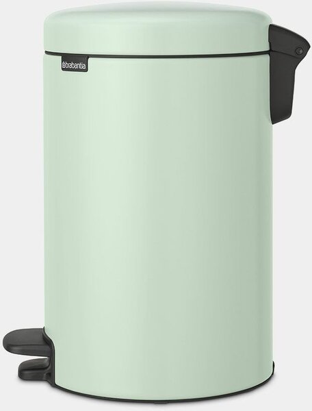 Brabantia NewIcon pedálos hulladékgyűjtő szagmentesen záródó Soft-Close fedél, műanyag tartály, 20L - Y méret, acél, jáde zöld - 233920
