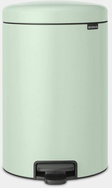 Brabantia NewIcon pedálos hulladékgyűjtő szagmentesen záródó Soft-Close fedél, műanyag tartály, 20L - Y méret, acél, jáde zöld - 233920