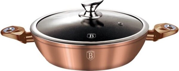 BerlingerHaus BH/1519N Metallic Line Rose Gold Edition Lábas - Kovácsolt Alumínium, Rose Gold