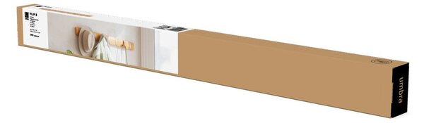 Natúr színű kőrisfa fali fogas Flip – Umbra