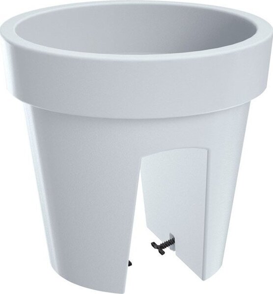 Maceta Balcon Lofly R Blanca 23x25 Cm - Inteplas - Dlfor250bl