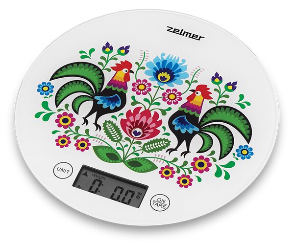 Zelmer ZKS1611 Digitális konyhai mérleg - Mintás