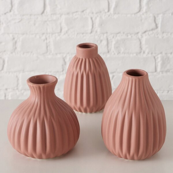 Wazon ceramiczny ESKO, ręcznie malowany, 13 cm