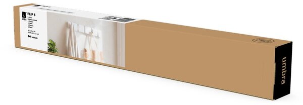 Fehér nyárfa fali fogas Flip – Umbra