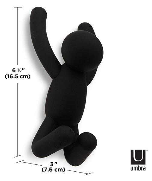 Fali műanyag akasztó szett 3 db-os Buddy – Umbra