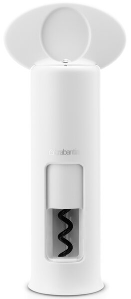 BRABANTIA Classic dugóhúzó. beépített fóliavágó. forgófogantyú. r.m. acél. ABS műanyag. fehér - 297625