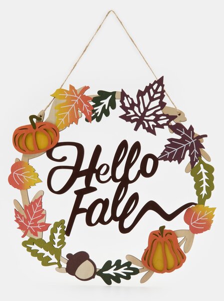 Sinsay - Őszi függő dekoráció „Hello Fall” felirattal - többszínű