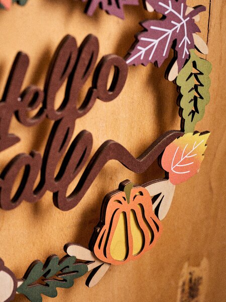 Sinsay - Őszi függő dekoráció „Hello Fall” felirattal - többszínű