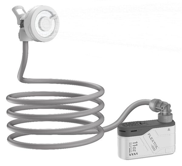 Flextail MAX Shower – Hordozható, újratölthető kültéri zuhany, 3,0L/perc vízáramlással (MS2500-WT-I)