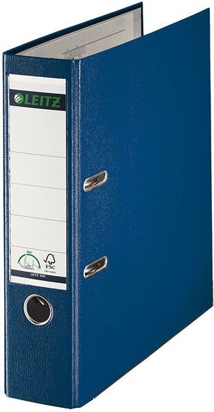 Leitz Plastic Lever Arch File A4 80mm 180° Blue gyűrűs iratgyűjtő Kék