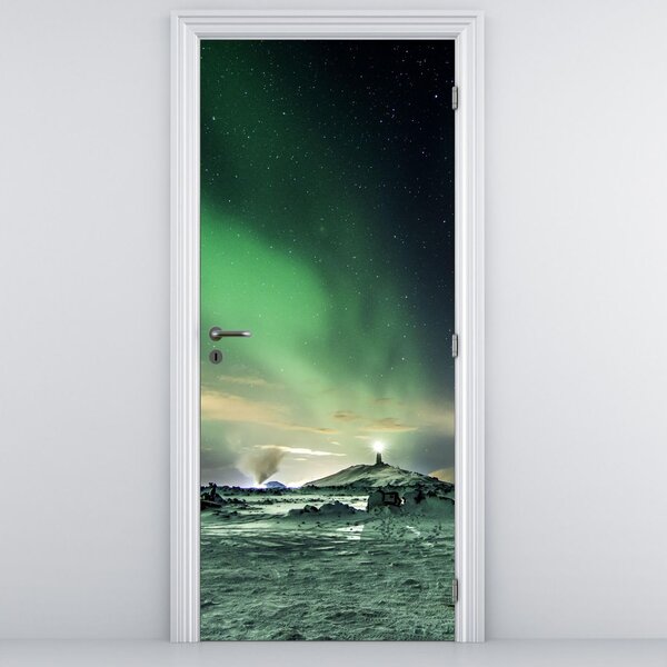 Fotótapéta ajtóra - Északi fény (95x205cm)