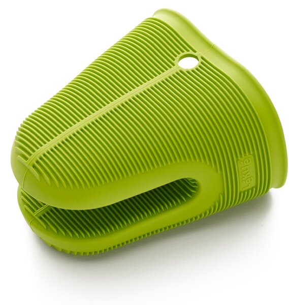 Lékué Silicone Kitchen Grip szilikon konyhai sütőkesztyű, 1db, bordázott csúszásgátló felülettel, hőálló, mosogatógépben mosható, zöld - 884788