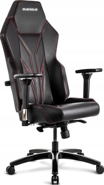 QUERSUS VAOS.2.3 Red Accent Gamer Szék Fekete-Piros