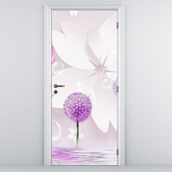 Fotótapéta ajtóra - A virágok folyóján (95x205cm)