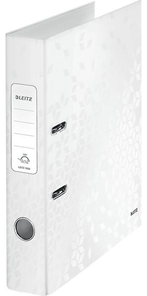 Leitz 180° WOW Lever Arch File - pearl white gyűrűs iratgyűjtő A4 Fehér