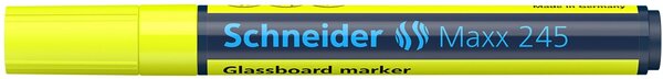 SCHNEIDER Üvegtábla marker 1-3mm, Maxx 245 sárga (E124505)