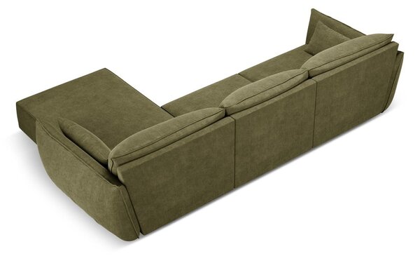 Zöld sarokkanapé (jobb oldali) Vanda – Mazzini Sofas