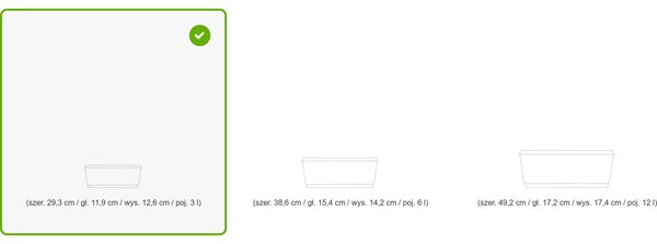 Maceta Ratolla P 3l, 293x119x126mm Blanco