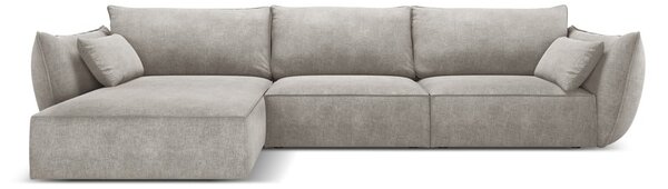 Világosszürke sarokkanapé (bal oldali) Vanda – Mazzini Sofas