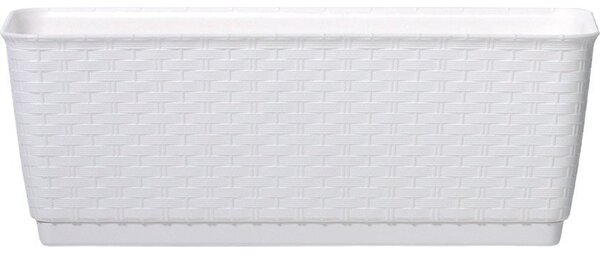 Maceta Ratolla P 3l, 293x119x126mm Blanco