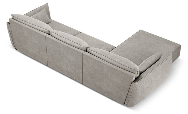 Világosszürke sarokkanapé (bal oldali) Vanda – Mazzini Sofas