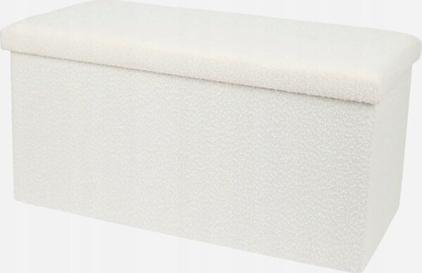 Puff Doble Plegable Lysandre - Beige - 75, 7x37, 5x38cm Atmosphera