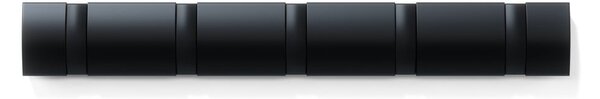 Fekete nyárfa fali fogas Flip – Umbra