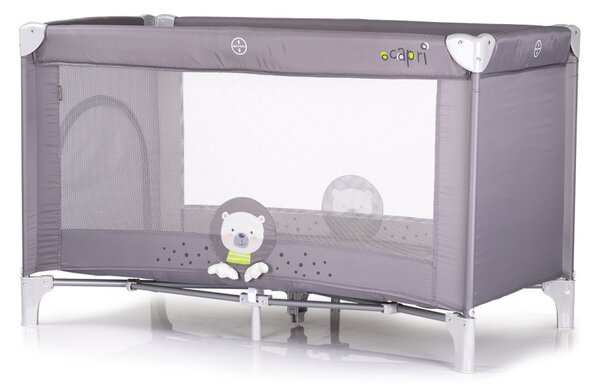 CHIPOLINO Capri fix utazóágy - Bear Grey