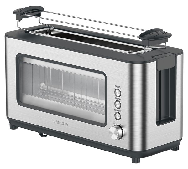 Sencor STS 4050SS 2 szeletes Kenyérpirító 1200W - Inox/Fekete