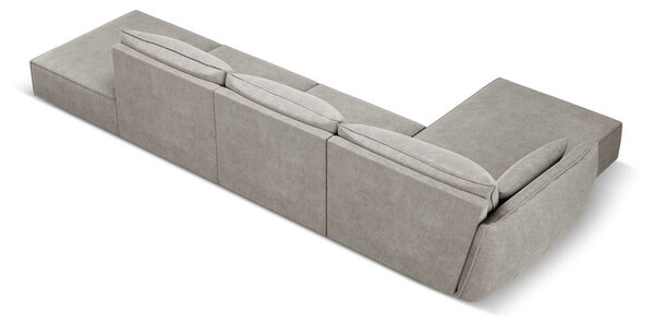 Világosszürke sarokkanapé (bal oldali) Vanda – Mazzini Sofas