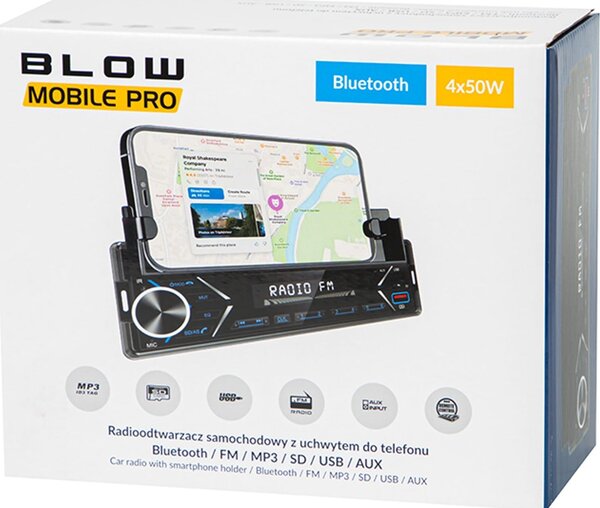 78-346# Rádiófúvó Mobil Pro 1din Fogantyú Smart