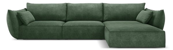 Sötétzöld sarokkanapé (jobb oldali) Vanda – Mazzini Sofas