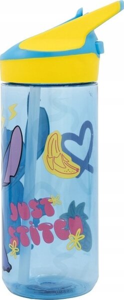Stitch Szívószálas Tritán Kulacs - 620 ml