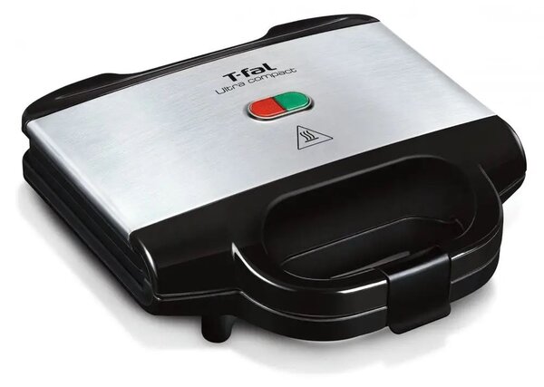Tefal Ultracompact szendvicssütő 700 W Fekete, Rozsdamentes acél