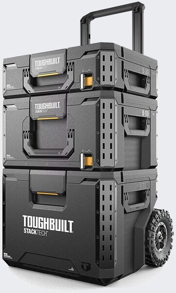 Toughbuilt StackTech 3 darabos szerszámtároló kocsi