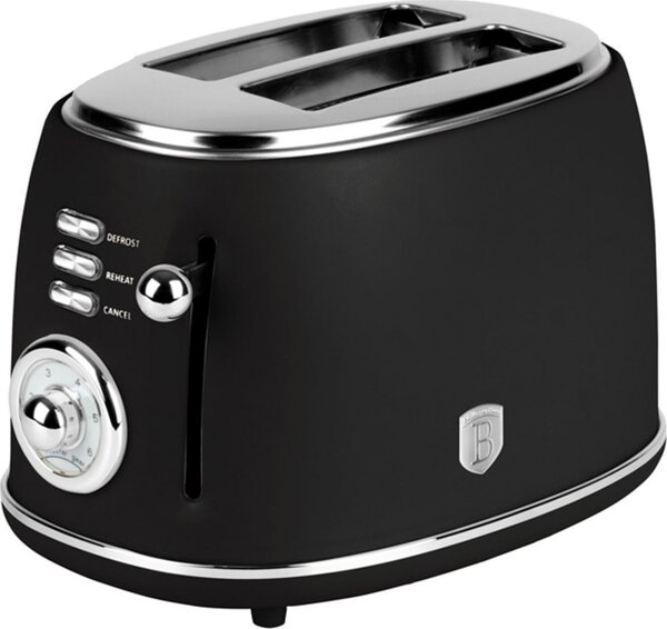 BerlingerHaus BH/9642 Matte Black Collection Kenyérpirító - 850 W