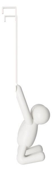 Fehér műanyag ajtófogas 22 cm Buddy – Umbra