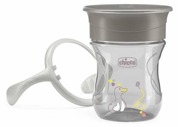 Chicco 360° Perfect X Cup itatópohár 12m+ szürke