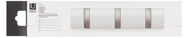 Fehér nyárfa fali fogas Flip – Umbra