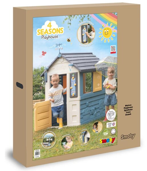 Smoby 4 évaszakos Kerti ház