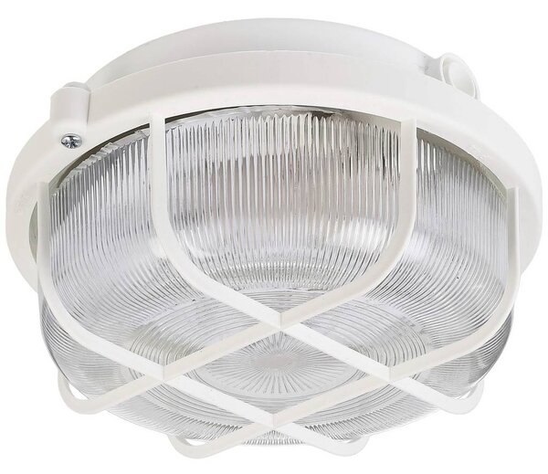 Deko Light Syrma Rund Weiß Kültéri mennyezeti lámpa, Kültéri fali lámpa E27 Fehér (401014)