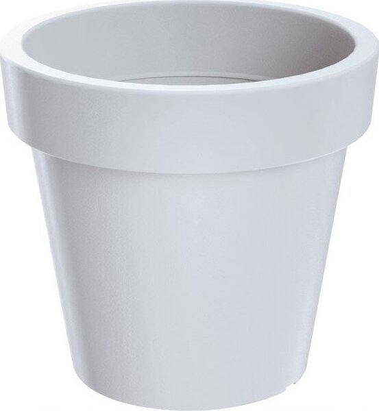 Maceta De Plastico Lofly En Blanco 13,4x13,4x12cm
