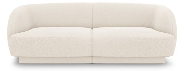 Bézs buklé szövet kanapé 184 cm Miley – Micadoni Home
