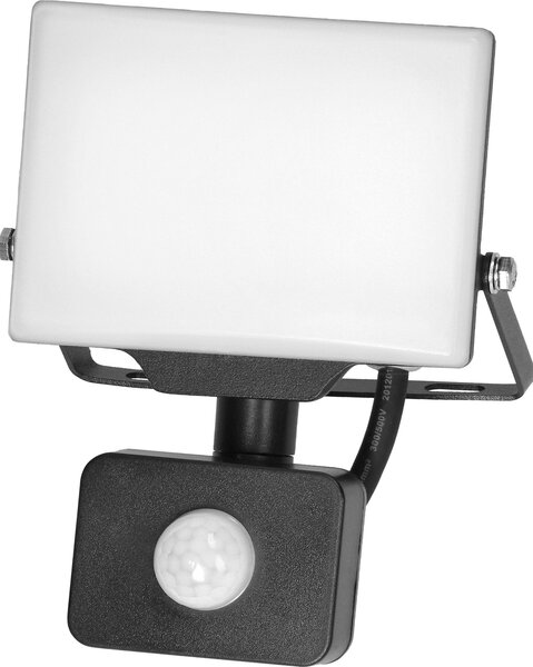 PORTO S LED 20W-os Reflektor PIR-rel, 1600lm, IP44, 4000K, Alumínium + polikarbonát, 4000K