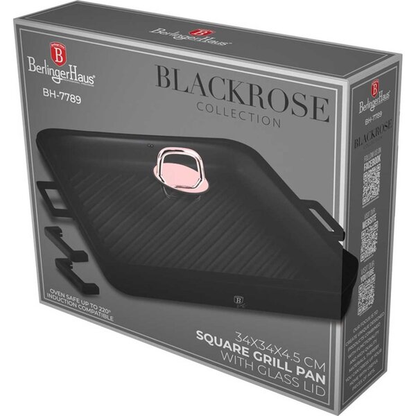 Grill serpenyő Berlinger Haus 34 cm non-stick (tapadásmentes)