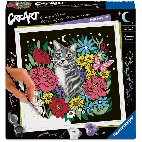 Ravensburger CreArt Pixie Cold Számok Alapján Festés – Macska