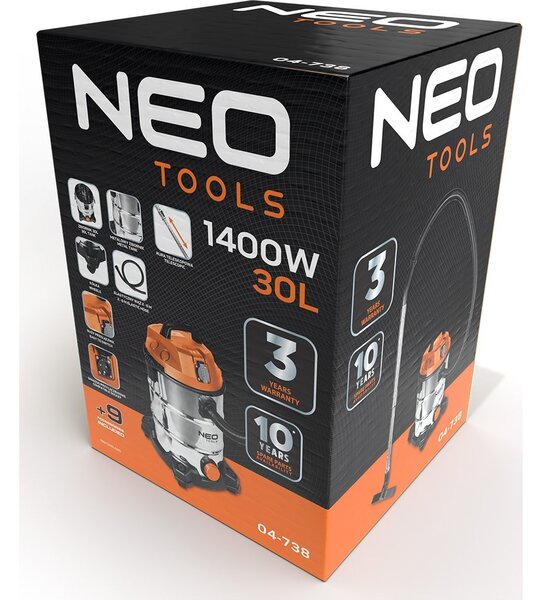 NEO Tools ipari porszívó (04-738)