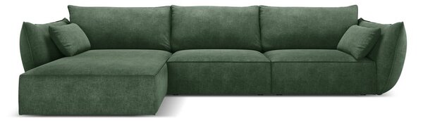 Sötétzöld sarokkanapé (bal oldali) Vanda – Mazzini Sofas
